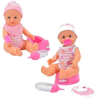 Simba Toys Puppe New Born Baby mit Funktionen + Zubehör-Set 30 cm - verschiedene Designs