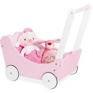 Pinolino® Puppenwagen Jasmin, (Set, 4-tlg) rosa