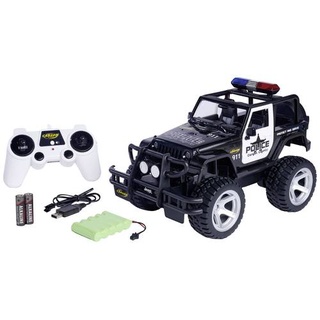 Carson Modellsport Jeep Wrangler Police 1:12 RC Einsteiger Modellauto Elektro Geländewagen RtR 2,4G