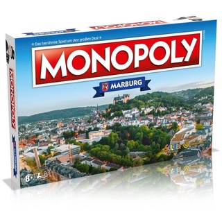 Winning Moves Spiel, Brettspiel »Monopoly - Marburg« blau