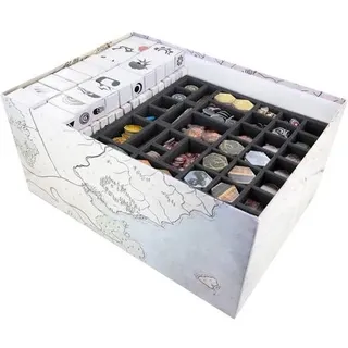 ORG058 - Schaumstoff-Set + Kartenhalter für Gloomhaven - Brettspielbox