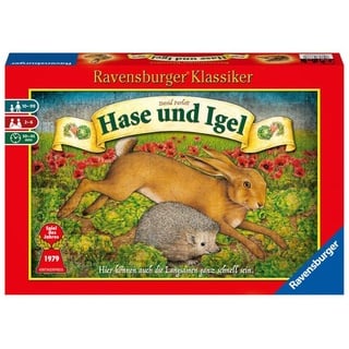 Ravensburger 26028 - Hase und Igel, Familienspiel, Laufspiel