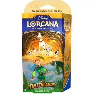 Disney Lorcana Trading Card Game: Die Tintenlande - Starter Deck Bernstein und Smaragd (Deutsch)
