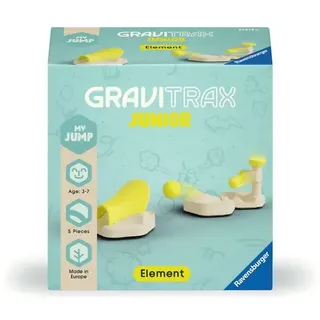 Ravensburger Beschäftigung - GraviTrax Junior Element Jump, Murmelbahn für Kinder ab 3 Jahren, Kugel schanzt über Bahn