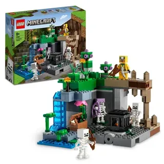 LEGO Minecraft 21189 Das Skelettverlies, Höhle, Spielzeug Set mit Figuren