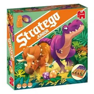 Jumbo Brettspiel 19959 Stratego Junior Dinos, ab 4 Jahre, 2 Spieler