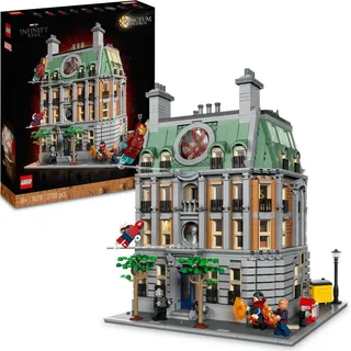 LEGO Marvel Sanctum Sanctorum, 3-stöckiges Modular Building Set mit Doctor Strange und Iron Man-Minifiguren, Spielzeug-Haus aus Avengers: Endgame,... - Beige