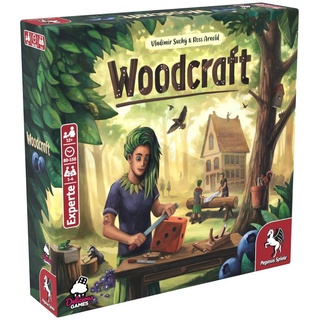 Woodcraft, Brettspiel, für 1-4 Spieler, ab 12 Jahren (DE-Ausgabe)