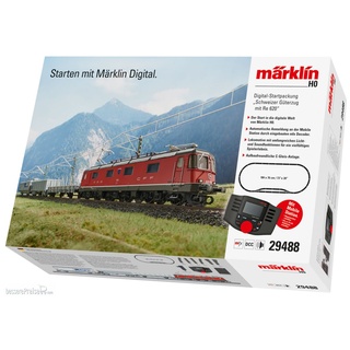 Märklin H0 (1:87) 029488 - Digital-Startpackung "Schweizer Güterzug mit Re 620" SBB/CFF/FFS Epoche VI