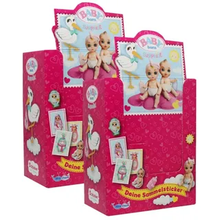 Baby Born Surprise - Sammelsticker - 2 Displays (100 Tüten)