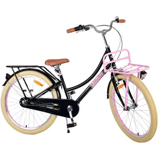 Kinderfahrrad Excellent Fahrrad für Mädchen 24 Zoll Kinderrad Schwarz