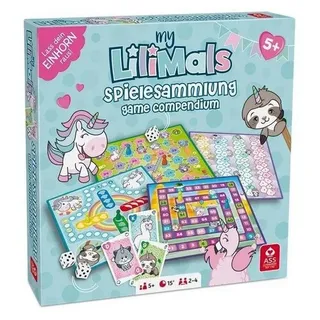 ASS Altenburger Spiel myLilimals - Spielesammlung, für 2-4 Spieler, ab 5..., Familienspiel, Kinderspiel bunt