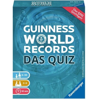 Ravensburger 20793 - Guinness World Records - Das Quiz, 500 Fragen, Wissensspiel für 2-6 Spieler, Quizspiel