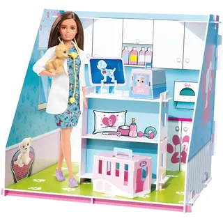 Barbie Creative Maker Kitz Pop-Up Boutique, Café, Vets (Pet Vets)