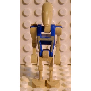 Lego Star Wars - Minifigur Battle Droid Pilot mit blauem Rumpf