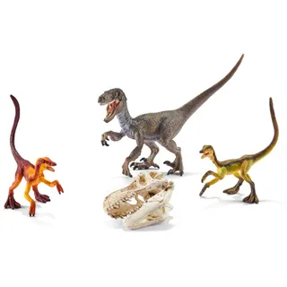 Schleich - Tierfiguren, Velociraptor auf der Jagd; 42259