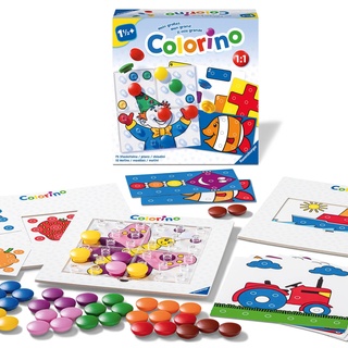 Ravensburger 20959 Mein großes Colorino, Mitwachsendes Lernspiel - So wird Farben lernen zum Kinderspiel - Der Spieleklassiker für Kinder ab 1,5 Jahren