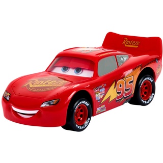DISNEY Pixar Cars Moving Moments Lightning McQueen - Spielzeugauto mit beweglichen Gesichtsausdrücken, großes Format, für Kinder ab 4 Jahren, HPH64