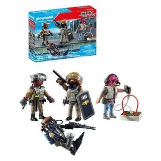 playmobil Spielset CITY ACTION 71146, ab 5 Jahre, SWAT-Figurenset, 37 Teile