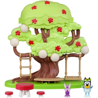 Bluey Tree Playset with Secret Hideaway, Flower Crown and Fairy Figures and Accessories, 28.19 x 27.51 x 2.79 cm; 550.21 Grams