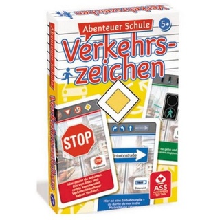 ASS Altenburger Spiel, Familienspiel 22572844 - Abenteuer Schule - Verkehrszeichen (DE-Ausgabe), Lernspiel bunt