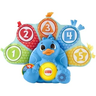 Fisher-Price® Lernspielzeug BlinkiLinkis Pfau, mit Licht und Sound bunt