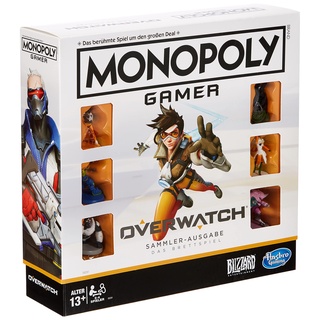 Monopoly Hasbro Gaming E6291100 Gamer Sammler-Ausgabe Brettspiel, 2-4 Spieler, ab 13 Jahren Geschenk für Overwatch-Spieler