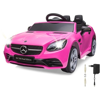 Elektro-Kinderauto JAMARA "Ride-on Mercedes-Benz SLC" Elektro-Kinderfahrzeuge pink Kinder Elektrofahrzeuge inkl. Akku und Ladegerät