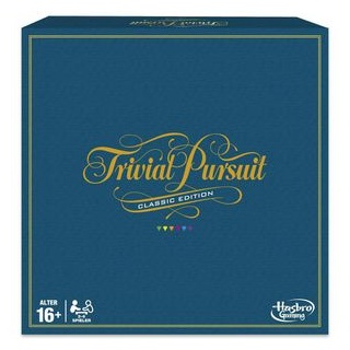 Hasbro Brettspiel C1940, Trivial Pursuit, ab 16 Jahre, Classic Edition, 2-6 Spieler