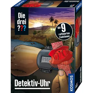 Die drei ??? Detektiv-Uhr von KOSMOS 632298, Detektivspielzeug, Detektiv Ausrüstung, Detektiv Set, Mitbringsel Kindergeburtstag, Geschenk für Kinder ab 8-12 Jahre