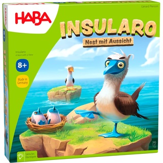 Haba Insularo - Tierisches Strategiespiel für die ganze Familie - Spielbar ab 8 Jahren - Brettspiel für 2-5 Spieler - Spieldauer: 20 Minuten - 2010903001