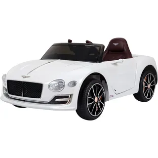 HOMCOM Kinderauto Elektroauto Bentley GT lizenziert mit Fernbedienung, 2 x 390 Motoren, Weiß, 108 x 60 x 43 cm, für Kinder   Aosom.de