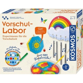 KOSMOS 602383 Vorschul-Labor - Experimente für Vorschulzeit, Experimentierkasten für Kinder ab 5 Jahren, Experimentierkasten für Vorschulkinder