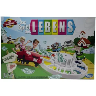 Hasbro - Das Spiel des Lebens, Klassiker unter den Familienspielen, ab 8 Jahren