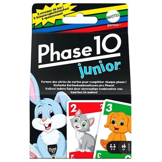 Mattel® Spiel, Mattel GXX06 - Kartenspiel, Phase 10 Junior bunt