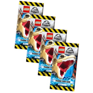 Blue Ocean Sammelkarte Lego Jurassic World 2 Karten - Sammelkarten Trading Cards (2022) - 4, Jurassic World 2 Karten - 4 Booster
