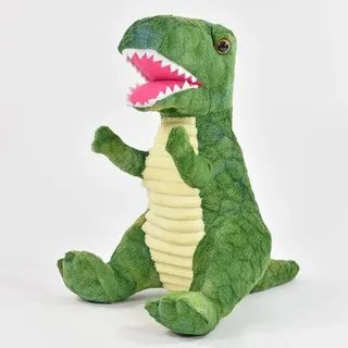 Kögler Plüsch Dino Dinosaurier T-Rex Plüschtier Kuscheltier grün 25 cm