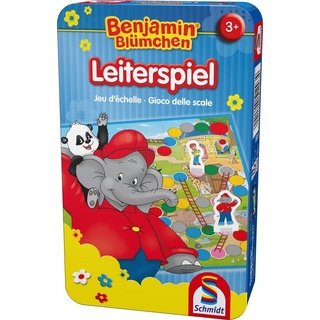 Schmidt Spiele Spiel, Reisespiel Wettlaufspiel Leiterspiel Benjamin Blümchen 51280