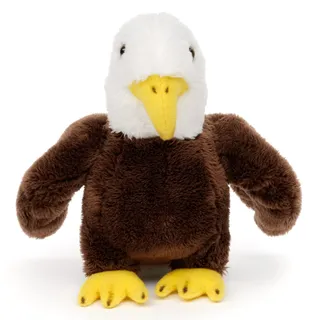 Uni-Toys - Weißkopfseeadler Plushie - 12 cm (Höhe) - Plüsch-Adler, Vogel - Plüschtier, Kuscheltier