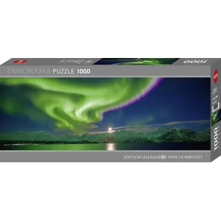 Heye 298579 Polar Light, 1000 Teile Panoramaformat Puzzle, Silver