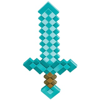 Disguise DISKX65684 Minecraft Kunststoff-Replik Diamant-Schwert Zubehör, Sword, Einheitsgröße