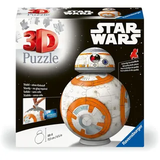 Ravensburger Puzzle 99 Teile 3D Puzzle Ball Star Wars BB-8 11578, Puzzleteile