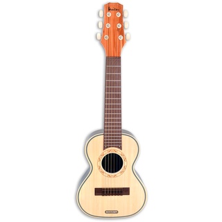 Bontempi 20 7015 Klassische-Gitarre mit 6 Metal-Saiten, Orange, Large