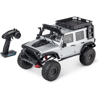 Carson 500409078 1:8 Adventure Crawler RTR Silber - RC Auto, RC Crawler, Batterien und Fernbedienung inklusive, RC Offroad