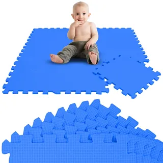 LittleTom 9 Teile Spielmatte Baby Puzzlematte ab Null - 30x30 Krabbelmatte Baby - Spielmatte Kinder Babydecke Spieldecke - Bodenmatte Kinderzimmer - Activity Babymatte Bodenschutzmatte Baby Spielzeug