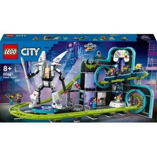 LEGO® City 60421 Achterbahn mit Roboter-Mech