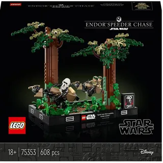 LEGO Star Wars 75353 Verfolgungsjagd auf EndorTM – Diorama