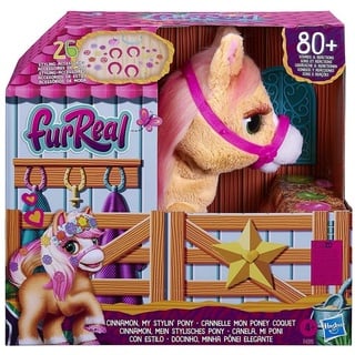 Hasbro Plüschfigur F43955L0 furReal Cinnamon, mein stylisches Pony