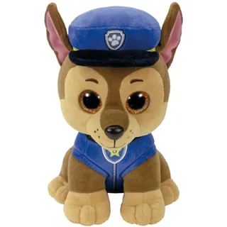 TY 96319 Shepherd Dog Aladdin Paw Patrol, Chase 24cm, braun