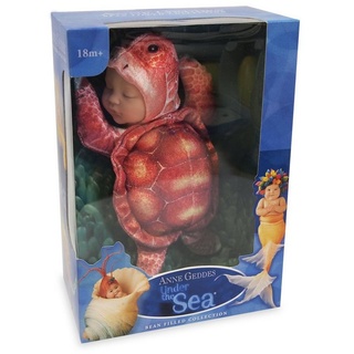 ANNE GEDDES Babypuppe "Under the Sea" Collection -23cm- Schildkröte rot